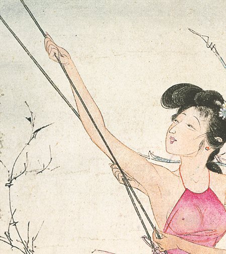 兴平市-胡也佛的仕女画和最知名的金瓶梅秘戏图